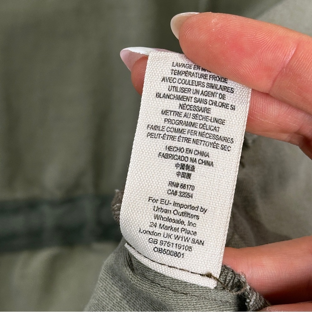 Free People Utility Jacket Not Your Brothers Camo Cotton Small - Picture 8 of 12